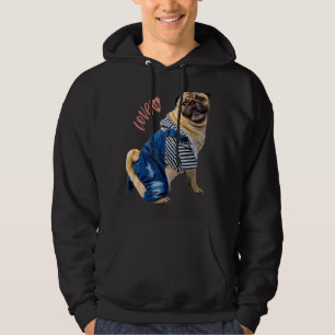 Veste À Capuche Carlin Femmes Hommes Carlin Maman Papa Vie Amour C