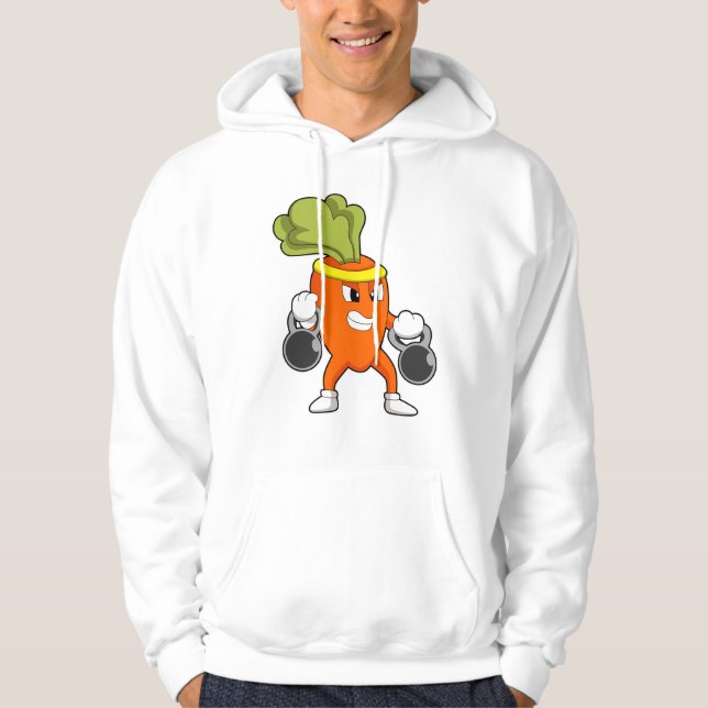 Veste À Capuche Carotte à Fitness avec cloches (Devant)