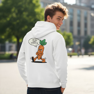 VESTE À CAPUCHE CAROTTE VÉGAN