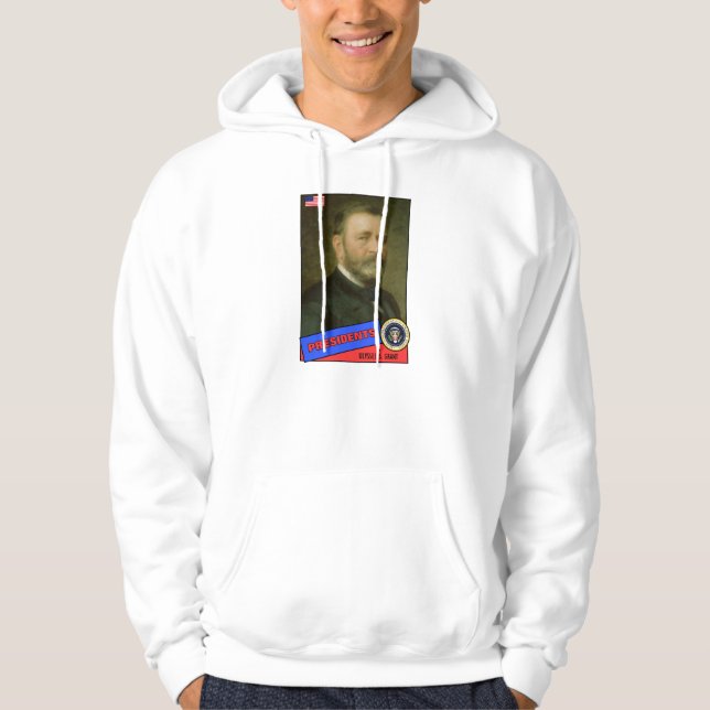 Veste À Capuche Carte de baseball Ulysses S. Grant (Devant)