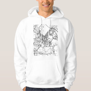 Veste À Capuche Carte de la ville d'Anshan Chine