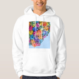 Veste À Capuche Carte de la ville de Davao City Philippines