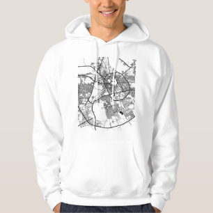 Veste À Capuche Carte de la ville de Madinah en Arabie saoudite