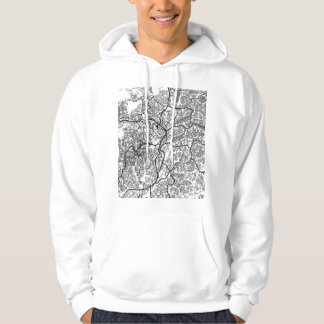 Veste À Capuche Carte de la ville de Yaoundé Cameroun