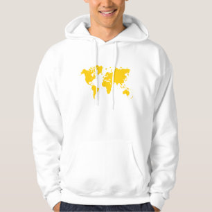 Veste À Capuche Carte du monde - Ambre