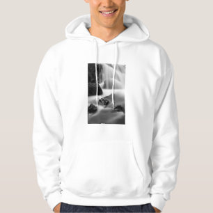 Veste À Capuche Cascade en noir et blanc, Californie