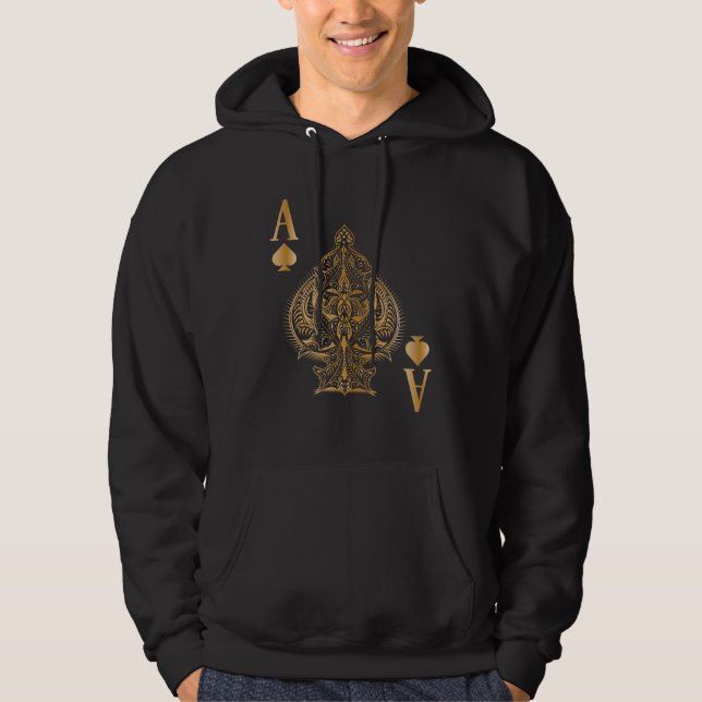 Veste À Capuche Casino de Poker Ace (Devant)