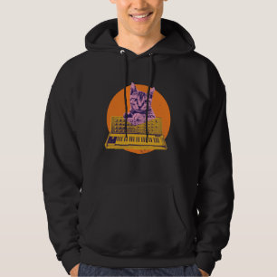 Veste À Capuche Cat Synthesizer Music Producteur Design
