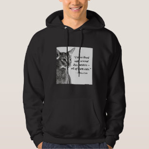 Veste À Capuche Cat Zen Master Eckhart Tolle