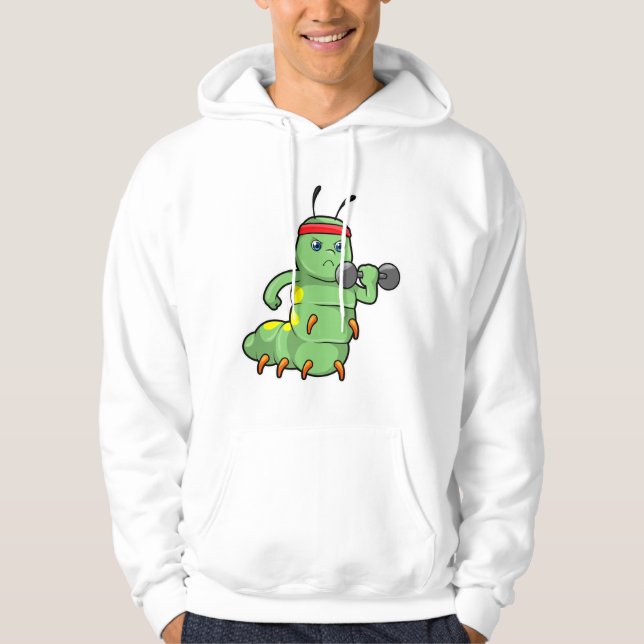 Veste À Capuche Caterpillar at Strength entraînement avec Dumbbell (Devant)