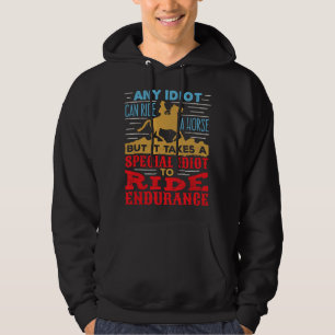 Veste À Capuche Cavalier d'endurance de randonnée équestre drôle E