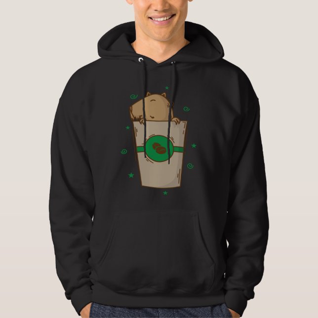 Veste À Capuche Caviidae Guinea Pig in Coffee Mug (Devant)