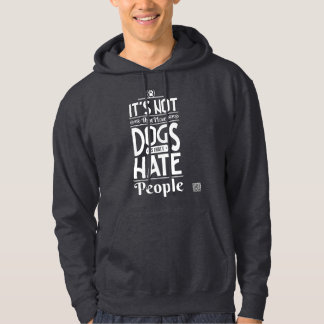 Veste À Capuche Ce n'est pas que j'aime les chiens