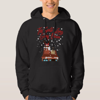 Veste À Capuche Ce Père Noël Aime Descendre