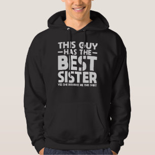 Veste À Capuche Ce Type A La Meilleure Soeur Frère Matchi