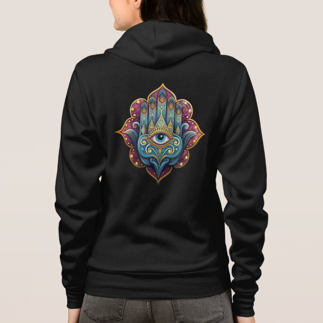 Veste À Capuche Celestial Hamsa  (Dos)