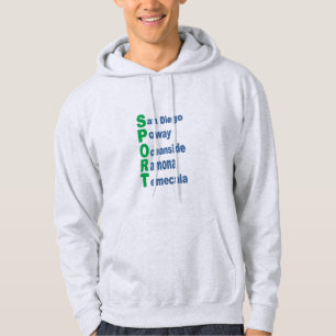 Veste à capuche cendre homme SPORT TOURISME CA