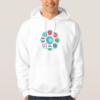 Veste À Capuche Cercle de design de Turan Turkic States