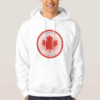 Veste À Capuche Cercle de feuille d'érable du Canada