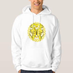 Veste À Capuche Cercle de papillon de Cancer de sarcome des rubans