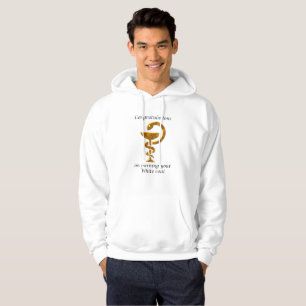 Veste À Capuche Cérémonie de remise de manteau blanc de pharmacie 