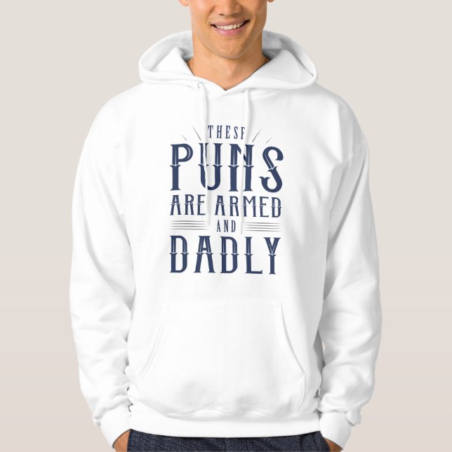 Veste À Capuche Ces Armes Sont Armées Et Mortelles (Devant)