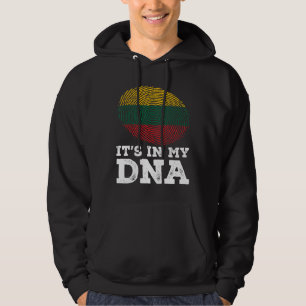 Veste À Capuche C'est dans mon ADN empreintes digitales Lituanie D