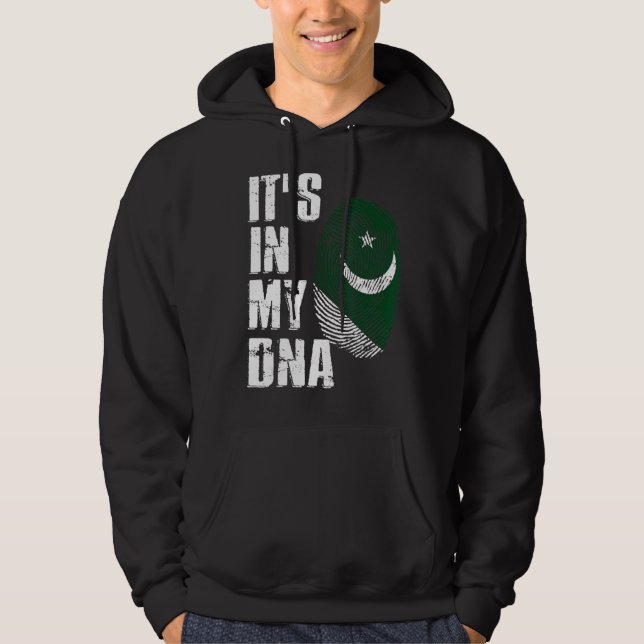 Veste À Capuche C'est dans mon Adn Free Pakistan Flag pour Pakista (Devant)