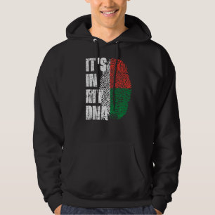 Veste À Capuche C'est dans mon Adn Madagascar Drapeau Malgache