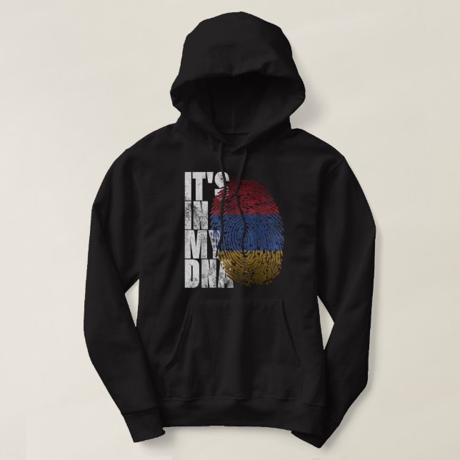 Veste À Capuche C'est dans mon ADN Symbole arménien Fiers Cadeaux  (Design devant)