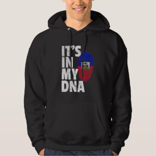 Veste À Capuche C'est dans mon Adna Haïti Fierté du drapeau haïtie
