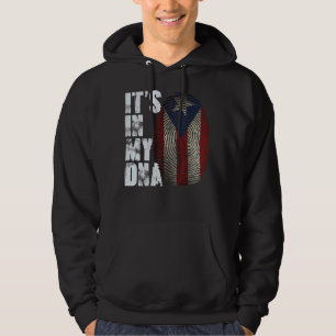 Veste À Capuche C'est dans mon Dna Porto Rico Drapeau Portoricain