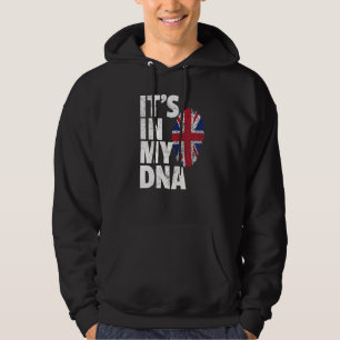 Veste À Capuche C'est dans mon Dna Royaume-Uni Angleterre Union Ja