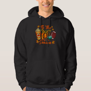 Veste À Capuche C'est la saison Mignon Citrouille de football d'au