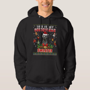Veste À Capuche C'Est Mon Chandail De Noël Grand Chien Dane Vilain