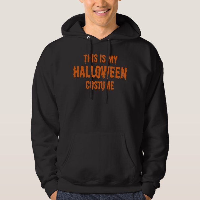 Veste À Capuche c'est mon costume d'halloween (Devant)