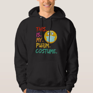 Veste À Capuche C'Est Mon Costume Purim Drôle Masque Visage Juif 1