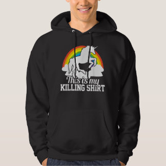 Veste À Capuche C'Est Mon Meurtre - Funny Unicorn Rainbow 1512