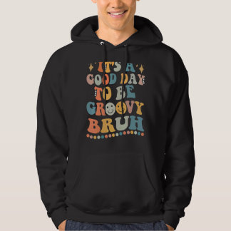 Veste À Capuche C'est un bon jour d'être Super Bruh Retro Enseigna