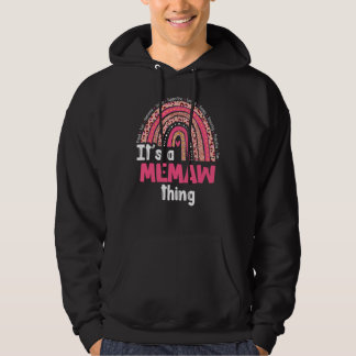 Veste À Capuche C'est un Memaw Things Loving Caring Rainbow Met