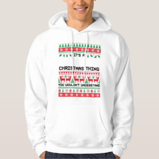 Veste À Capuche C'est une citation de vibrations festives de Noël