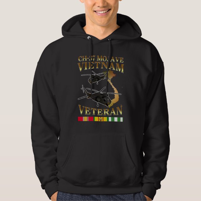 Veste À Capuche CH 37 mojave helicopter Vietnam war veteran (Devant)