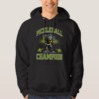 Veste À Capuche Champion de Pickleball Funny Pickleballer Pickball