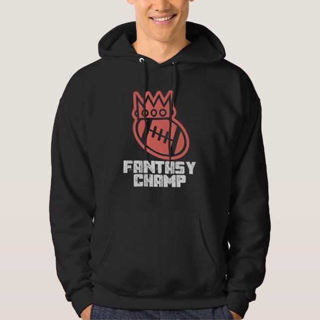 Veste À Capuche Championnat DFS de la Ligue d'Imaginaire de footba (Devant)
