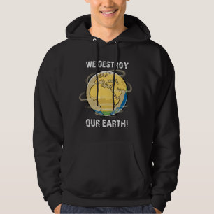 Veste À Capuche Changement climatique Futur CO2 Planète Terre Idée