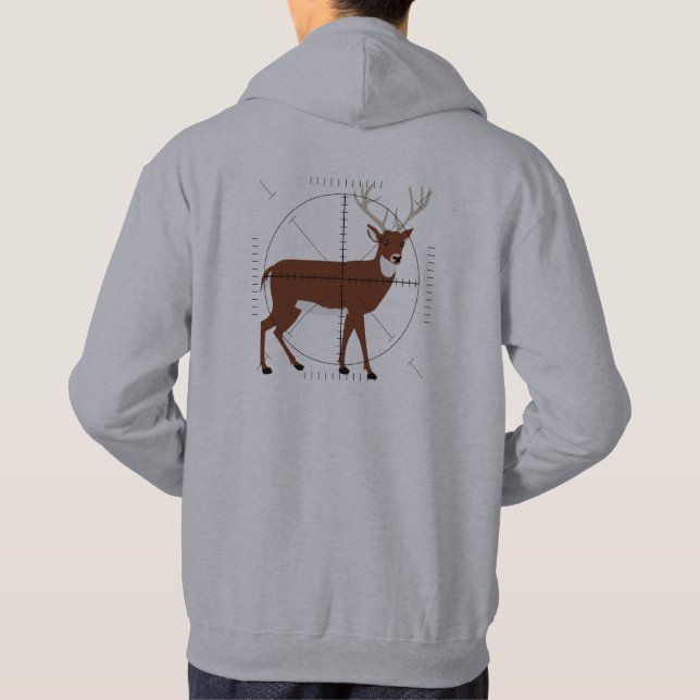 Veste À Capuche Chasse au calme Deer Venison Tir Tir Chasse (Dos)