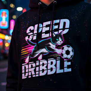 Veste À Capuche Chat agile en train de dribbler pour passionné de