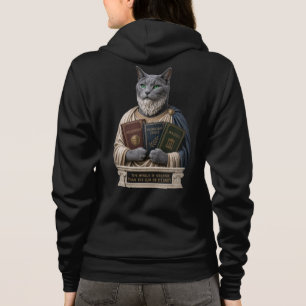 Veste À Capuche Chat Aristote Bleu Russe