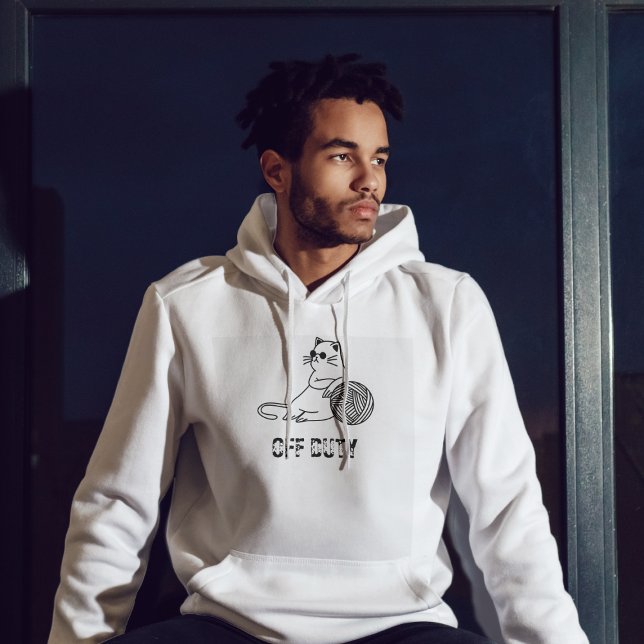 Veste À Capuche Chat blond hors service - Chat mignonne et amusant (Créateur téléchargé)