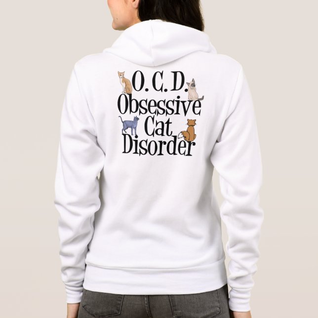 Veste À Capuche Chat drôle (Dos)